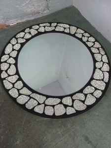 Modern minimalist, Decorative mosaic frame standing <b>mirror</b> Modern minimalist, Decorative mosaic frame standing <b>mirror</b> - Product Image 5