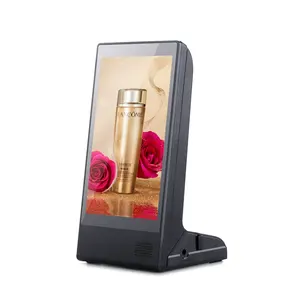 New multi functions Table phone charging digital signage android 8 inch touch screen photo booth kiosk media player display