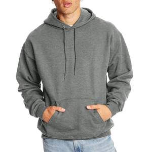 Sweat à capuche en polaire écologique intelligent pour hommes séchage rapide respirant vêtements de sport décontractés 50% coton sweat-shirt hiver imprimé vente en gros - Product Image 1
