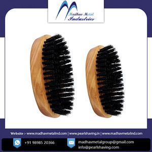 Brosse à barbe synthétique de dernière qualité Brosse à barbe en bois du fabricant indien - Product Image 2