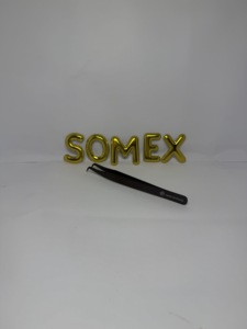 Nouveau style pour revêtement professionnel pour pince à épiler d'extension de cils à 90 degrés à pointe dorée légère - Product Image 2