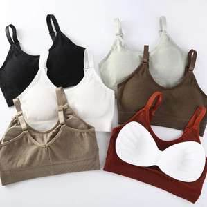 สปอร์ตบราไร้รอยต่อของผู้หญิงสปอร์ตบราสำหรับใส่ออกกำลังกายดีไซน์ล่าสุด - Product Image 2