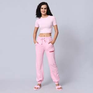 Pantalon de détente en coton doux imprimé pour femme Garfield avec poches et confort - Product Image 2