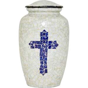 Meilleures ventes d'urnes de crémation en métal de couleur rouge à bas prix pour garder les cendres humaines disponibles en grande quantité depuis l'Inde - Product Image 4