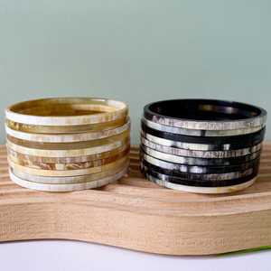 กำไลเขาควายทำมือคุณภาพพรีเมียม 100%  เทคนิคการขัดเงาเป็นมิตรกับสิ่งแวดล้อม - Product Image 3