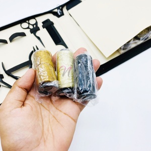 Hilos de nailon para tejer extensiones de cabello de 3 piezas con diferentes colores a precios al por mayor hilo para extensiones de cabello - Product Image 2