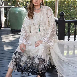 Collection femme pakistanaise 2025 vente en gros cousu et non cousu imprimé Kameez Salwar Collection d'été de haute qualité - Product Image 6