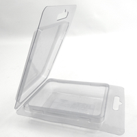 Boîte de protection transparente en PVC carrée pour figurines, impression personnalisable, épaisseur 0,2-0,3 mm