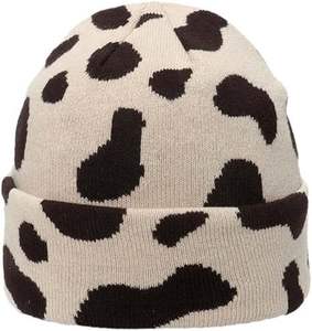 หมวกบีนนี่ฤดูหนาวแบบยูนิเซ็กซ์ ทำจากอะคริลิก 100% เนื้อนุ่ม ถักลายสกี พร้อมลายพิมพ์สัตว์น่ารัก สไตล์สกัล ทรงหลวม อุ่นสบาย เหมาะสำหรับการเดินทาง - Product Image 6