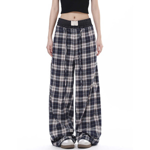 Pantalones de Mujer al por Mayor para Otoño 2025, Casuales, Transpirables, Impermeables, con Cierre, Pierna Ancha, Cintura Alta - Product Image 1