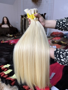 Cheveux vietnamiens bruts avec des extensions de cheveux humains de qualité supérieure 60C couleur de cheveux pour le prix de gros - Product Image 6