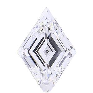 Diamant de laboratoire en forme de losange 1 carat E VS1 certifié IGI, taille losange, en vrac - Product Image 2