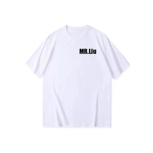 2025 High Quality Heavy Weight Oversize Plus Size Men's Shirts Print Custom Short Sleeve Streetwear Plus Size Men's T-shirts - Product Image 2