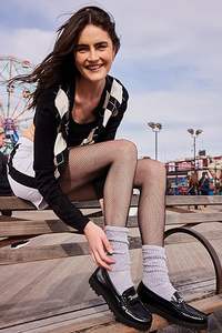 ALLCH Baixo MOQ Boa Qualidade Moda Feminina Colorido Design Personalizado Slouch Meias, Soft <span class=keywords><strong>Extra</strong></span> Longo Raspar Joelho Meia Alta - Product Image 6