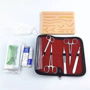 Instruments chirurgicaux de base Kit complet de pratique de suture chirurgicale Pad incurvé Source d'alimentation manuelle kit de sutur Instrument médical - Product Image 1