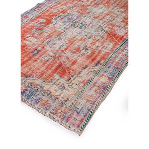 Alfombras de Lana Anudadas a Mano de Gran Tamaño, Diseño de Medallón Rojo y Naranja, para Sala de Estar o Pasillo - Pae-2663 - Product Image 2