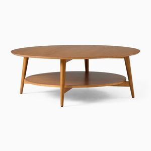 Table basse en bois finition mate, aspect doux, meubles de salon, élégance subtile pour des espaces intérieurs calmes - Product Image 2