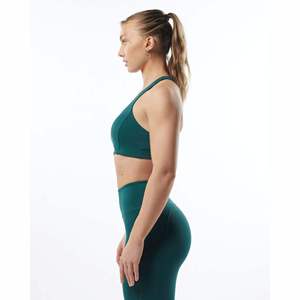 Vêtements de sport pour femmes, soutien-gorge de sport sans couture, haute qualité, respirant, séchage rapide, grande taille, soutien moyen, bretelles réglables - Product Image 3