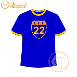 Vente en gros de t-shirt Sigma Gamma Rho pour femmes vêtements de sororité jersey de coton t-shirt respirant de haute qualité vêtements grecs pour femmes - Product Image 2