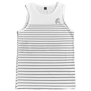 Camisetas sin mangas de algodón puro para hombre más vendidas, ropa de gimnasio con logotipo personalizado con precio de diseño en blanco en línea y estilo sin mangas - Product Image 1