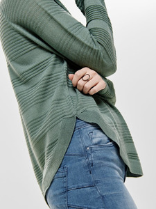 Suéter de manga larga informal de Invierno para mujer de calidad superior a la moda recién llegado prendas al por mayor prendas de punto teñidas - Product Image 3
