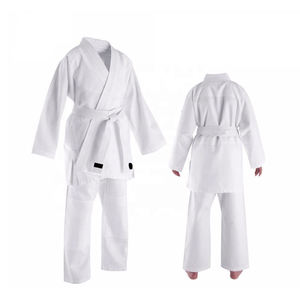 Logo personnalisable de haute qualité 100% coton Jiu Jitsu brésilien Gi Double vague bas prix 320g Arts martiaux karaté uniforme pour - Product Image 4
