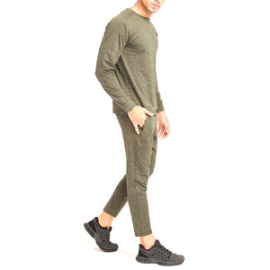 ชุดกีฬาผ้าฝ้าย100% สำหรับผู้ชายชุดกันเหงื่อสำหรับฤดูหนาวพิมพ์ลายผ้าทอแบบสตรีทแวร์พร้อมโลโก้ของคุณ - Product Image 2