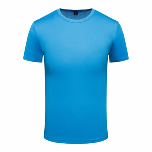10 couleurs séchage rapide col rond T-shirt personnalisé imprimé brodé Logo sport Fitness haut à manches courtes chemise de course 4xl - Product Image 1