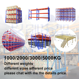 Étagère haute modulaire en métal pour entrepôt Rayonnage à palettes à usage intensif Armoires de <span class=keywords><strong>garage</strong></span> industrielles Stockage empilable Étagères et système d'étagères - Product Image 5