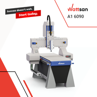 Machine de fraisage CNC pour bois Wattsan A1 6090 1,5 kW 2,2 kW, 3 axes, 600x900 600*900, graveur