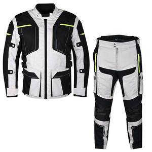 Chaqueta de Motociclismo Impermeable Deportiva para Hombre Cardura de Súper Calidad, Último Diseño con Traje y Pantalón de Motocicleta Transpirable - Product Image 1