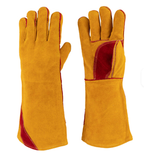 ถุงมือเชื่อมโลหะ ผลิตจากโรงงาน ราคาถูก คุณภาพสูง ถุงมือทำงาน ถุงมือเชื่อม ถุงมือป้องกัน ถุงมือเชื่อมเหลือง ขาย - Product Image 4