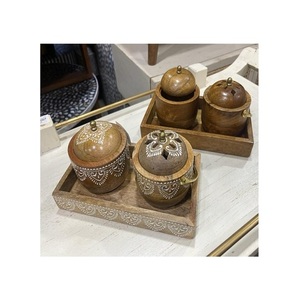 Juego de quemador Mabkhar de diseño fantástico con caja y bandeja Quemador Bakhoor de Calidad exclusiva para proveedor mayorista - Product Image 5