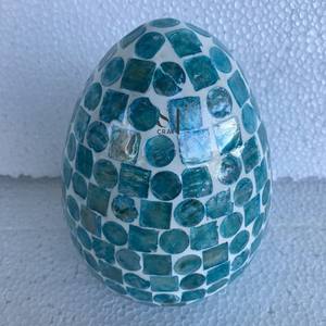 ของตกแต่งโต๊ะทรงไข่ไข่มุกสำหรับวันอีสเตอร์ของตกแต่งวันหยุดงานแฮนด์เมดไข่อีสเตอร์ผลิตจากเวียดนาม - Product Image 2