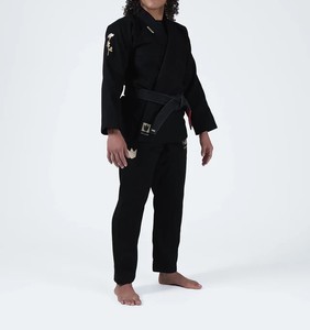 Uniformes de Artes Marciales de Jiu Jitsu BJJ con Logotipo Personalizado al por Mayor, 100% Algodón Elástico, Lavado, Ligero, para Entrenamiento y Competición - Product Image 5