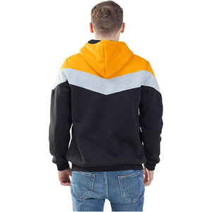 Sweat à capuche épais pour hommes, sweat-shirt d'hiver brodé en polaire mélangée douce de haute qualité, poche kangourou, teint uni 2 - Product Image 6
