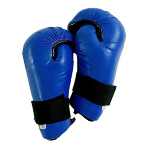 Gants Sanda de boxe une pièce pour enfants 14oz Logo personnalisé équipement de protection d'entraînement à lacets pour le fitness personnalisable pour adultes - Product Image 5