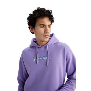 Sweat à capuche en molleton de coton personnalisé pour homme, logo personnalisé, coupe régulière, épaules tombantes, couleur personnalisée en relief, sweat à capuche à enfiler - Product Image 5