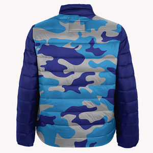 Fabricant de vêtements OEM personnalisé Vestes d'hiver rembourrées en duvet imperméable de grande taille pour hommes avec logo personnalisé - Product Image 2