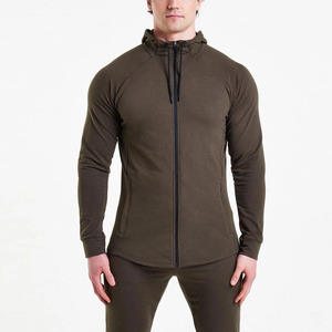 <b>Hoodie</b> and Jogger Outdoor Casual Sports Wear Running Men Tracksuit Custom Logo Zip up High Quality Lined Fleece Plain Cotton - Product Image 1