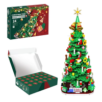 Juguete Educativo de Construcción DIY, Modelo 2026, Sets de Bloques de Construcción - Árbol Bonsái, Árboles de Navidad, Escala 1:1, Plástico, Más de 200 Piezas