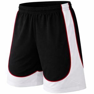 Shorts décontractés pour hommes, taille mi-haute élastique, bicolores, respirants, anti-humidité, en maille performante (S3XL) - Product Image 1