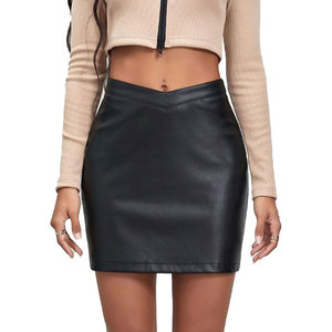 Faldas de Cuero Genuino de Fabricación Propia para Mujer, Diseño Elegante, Tela Suave y Transpirable, Ideal para Atuendos de Noche - Product Image 1