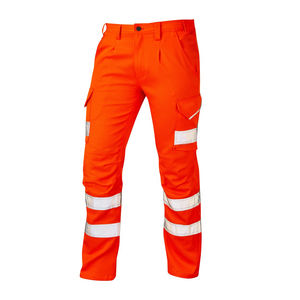 Pantalons de travail haute visibilité respirants de haute qualité avec construction en tissu polyester-coton, pantalons de sécurité - Product Image 5