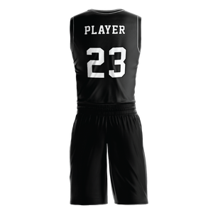 Tenues de basketball en sublimation intégrale, vêtements d'équipe, maillots de basketball pour hommes, uniformes de basketball réversibles personnalisés - Product Image 3