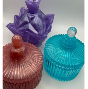 Mini Resin Jars for Sample Storage <b>DIY</b> Craft Projects <b>and</b> Travel Cosmetic Containers Home Decor Storage <b>And</b> Display - Product Image 1