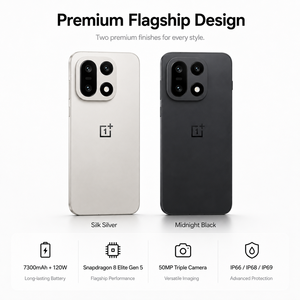 OnePlus 15 5G Version Globale Originale, Batterie Massif 7300 mAh, Écran LTPO <span class=keywords><strong>1</strong></span>.5K 165 Hz 6,7 pouces, Processeur Quad Core Snapdragon 8 Elite Gen <span class=keywords><strong>5</strong></span> - Product Image 4