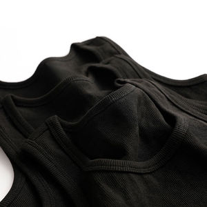 Custom Muscle Stringer Fitness Tank <b>Top</b> Blank <b>Sleeveless</b> High Quality Spandex/Cotton Eco-Friendly Breathable Tight Ribbed Men - Product Image 5