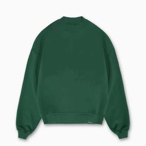 Ropa de calle para hombre, 100% de algodón, forro polar grueso en blanco, de gran tamaño, ajuste personalizado, logotipo estampado, sudaderas con capucha y sudadera para hombre - Product Image 3