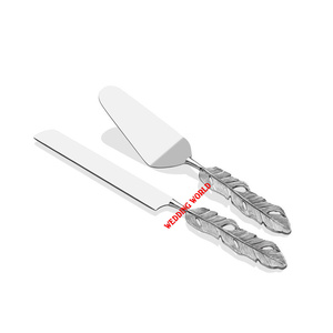 Servidor de pastel de Metal de mesa, cuchillo de pastel de diseñador hecho a mano de calidad superior, tamaño personalizado, venta al por mayor, servidor y cuchillo de pastel de Metal - Product Image 5